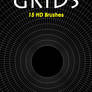 Shades Grids v.01 HD Photoshop Brushes
