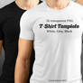 T-Shirt Template on Transparency