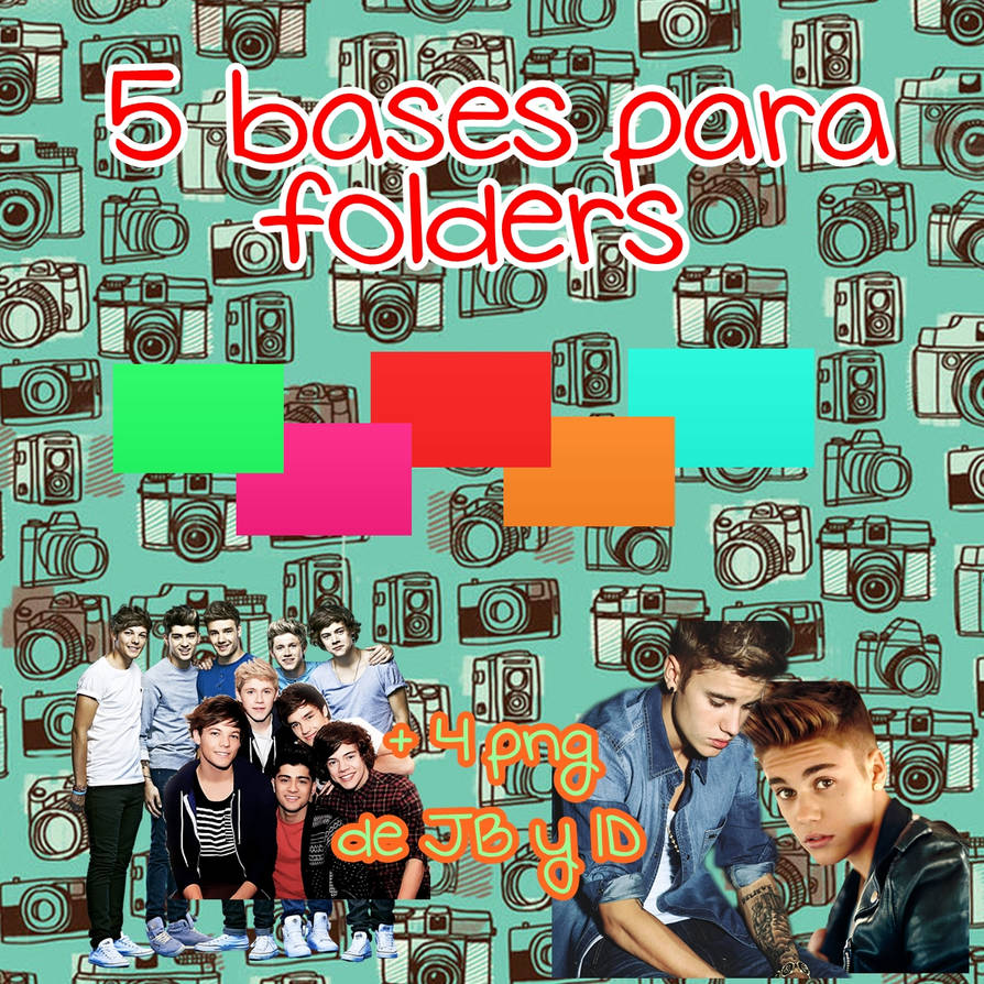 5 bases para folders by CeliiEdiciones on DeviantArt
