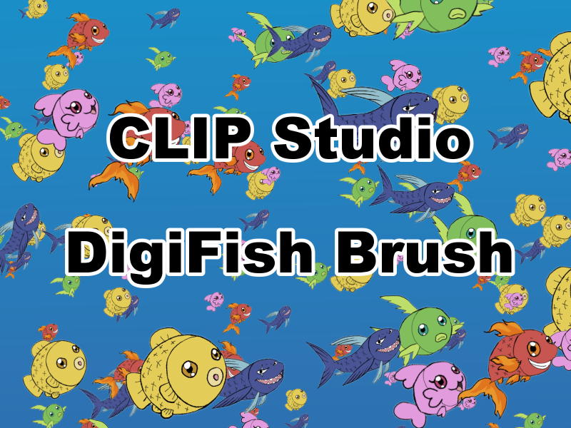 Digpit Fish CLIP Studio DigiFish Brush by sliiide on DeviantArt