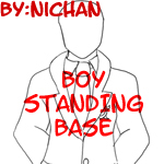 Boy Standing Base - ni by TMNT-U