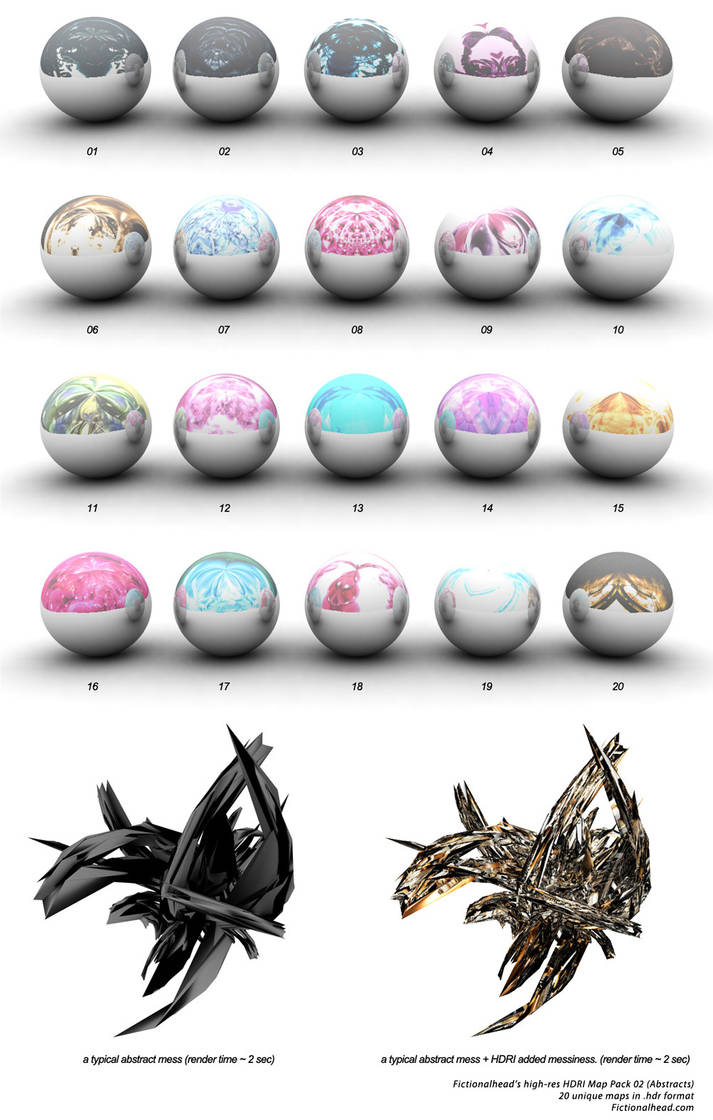 High-Res HDRI Map Pack 2 . ab by smashmethod