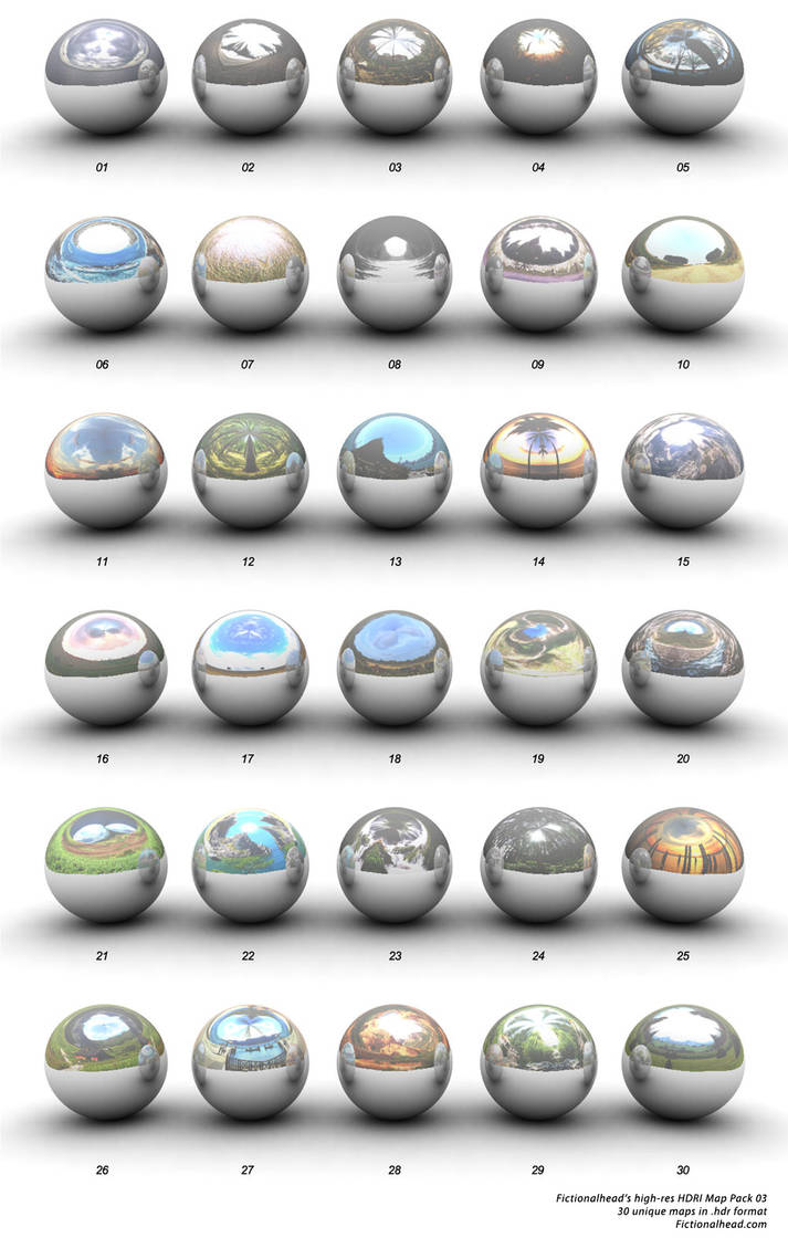 High-Res HDRI Map Pack 3 by smashmethod