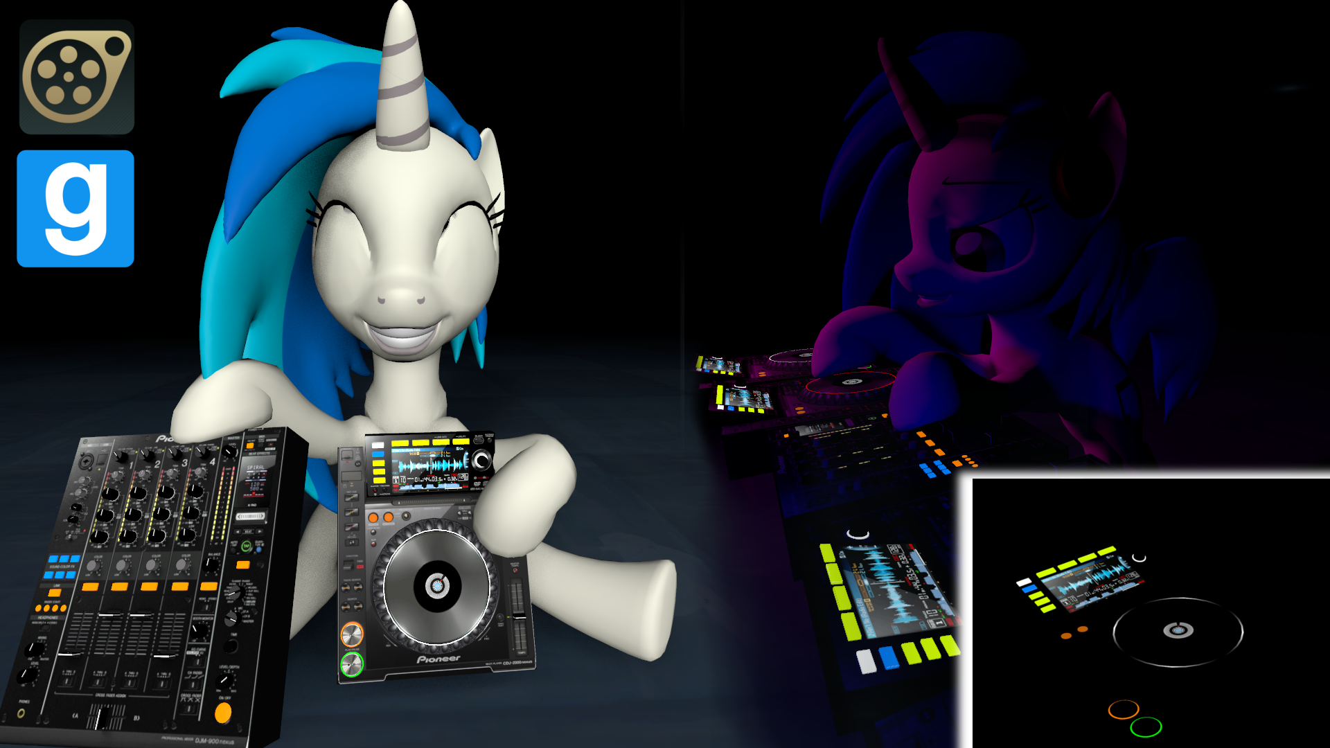 DJ Player and Mixer Model v1.5 (SFM/GMod)