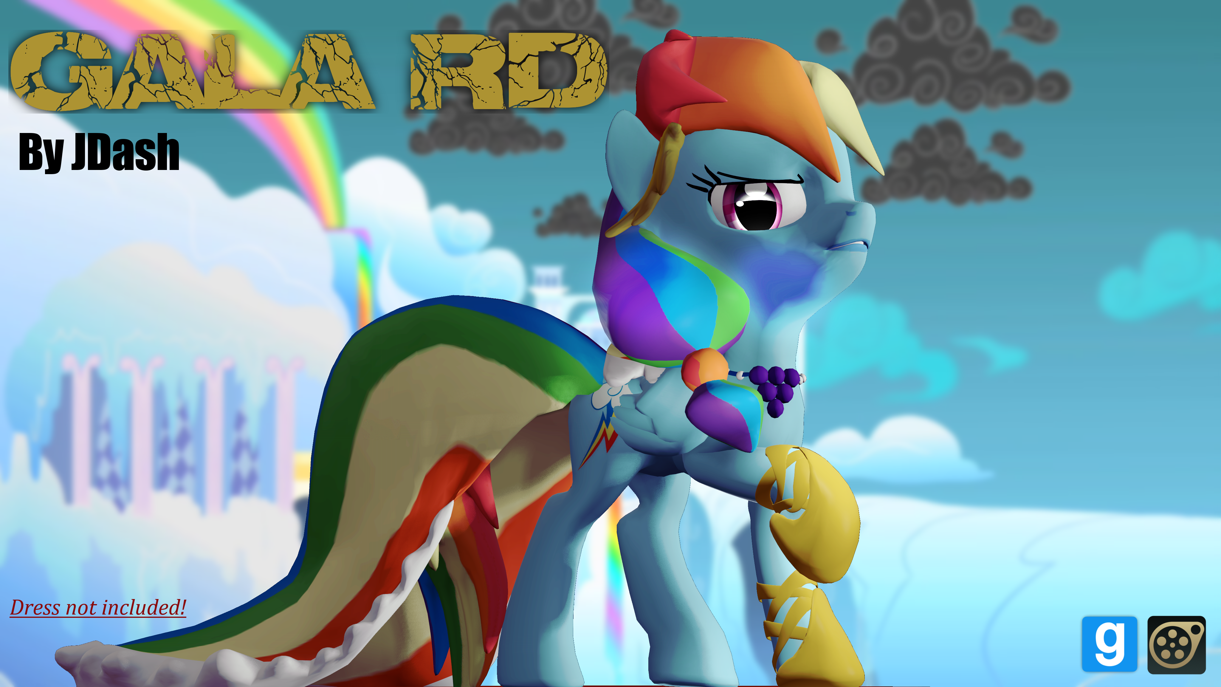 Rainbow Dash Gala Edition (SFM/GMod)