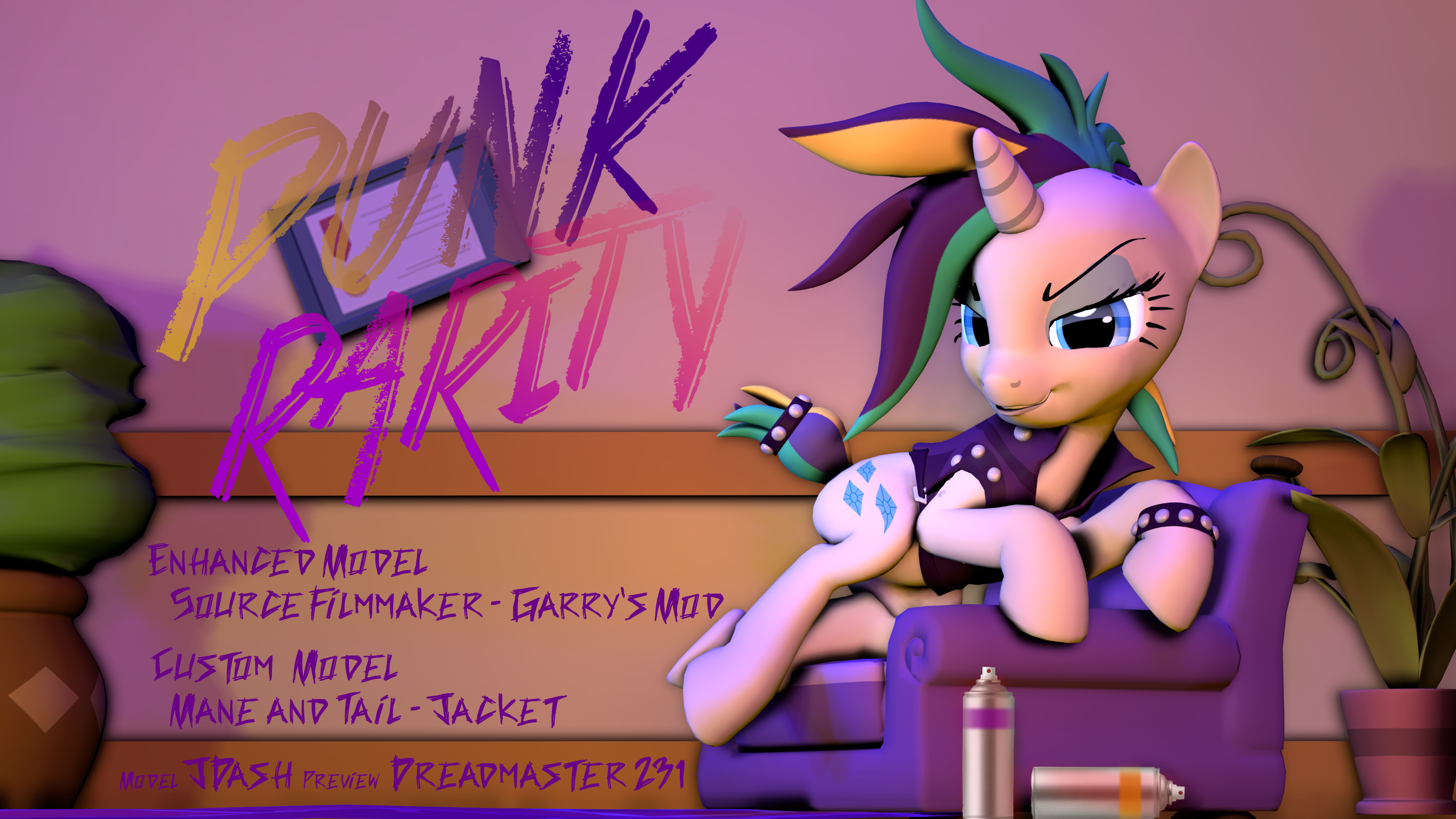 [DL] Punk Rarity (SFM/GMod) by JDash42 on DeviantArt