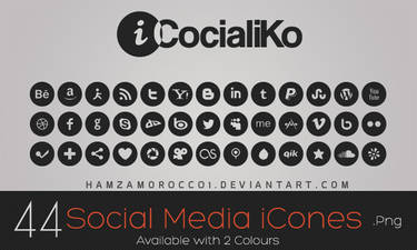 iCocialiKo FREE Social Media iCones