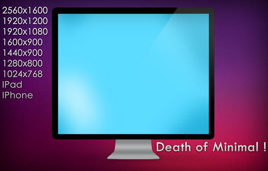 Wallpapers Pack 'Death of Minimal'