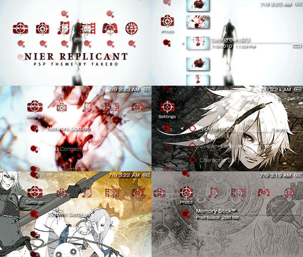 márketing robot humedad Nier Replicant PSP Theme by takebo on DeviantArt