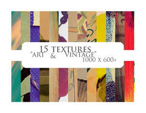 15 textures: art + vintage