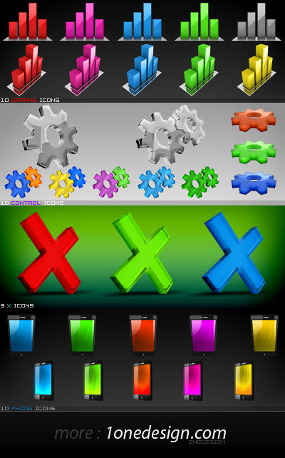 33 free icons from onedesign