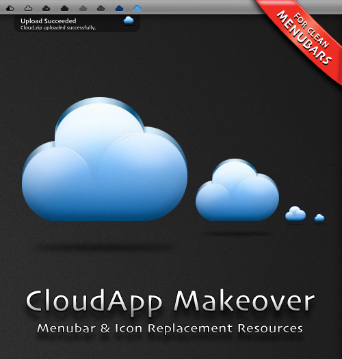 CloudApp Menubar Makeover