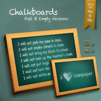 Chalkboard Trash