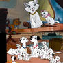 The Dalmatians watching The Aristocats