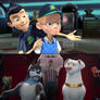The DC Super Pets watch Meet the Robinsons