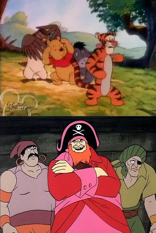 Tigger Protects His Friends from Redbeard's Ghost