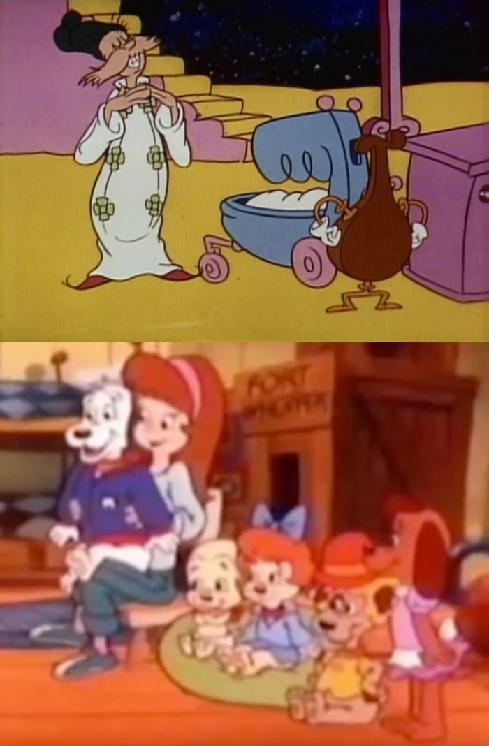 The Pound Puppies and Holly Watching THBH