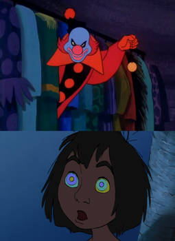 The Ghost Clown Hypnotizes Mowgli
