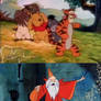 Tigger Protects His Friends from Merlin's Ghost