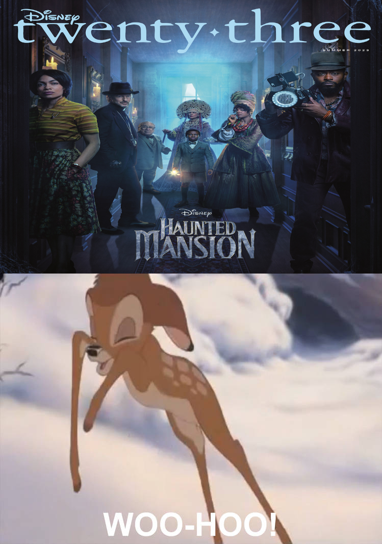 Bambi is Excited for Haunted Mansion