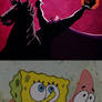 Spongebob and Patrick Afraid of the Horseman