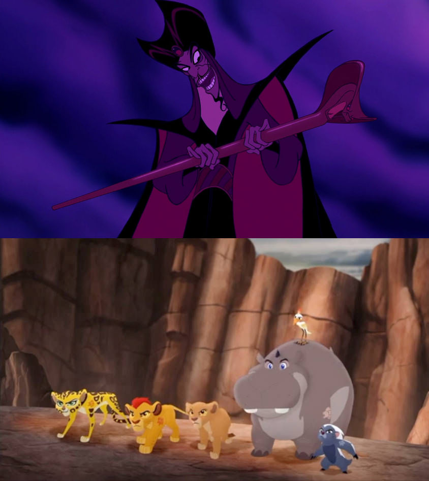 The Lion Guard and Kiara Face Off Jafar by Msoares12 on DeviantArt