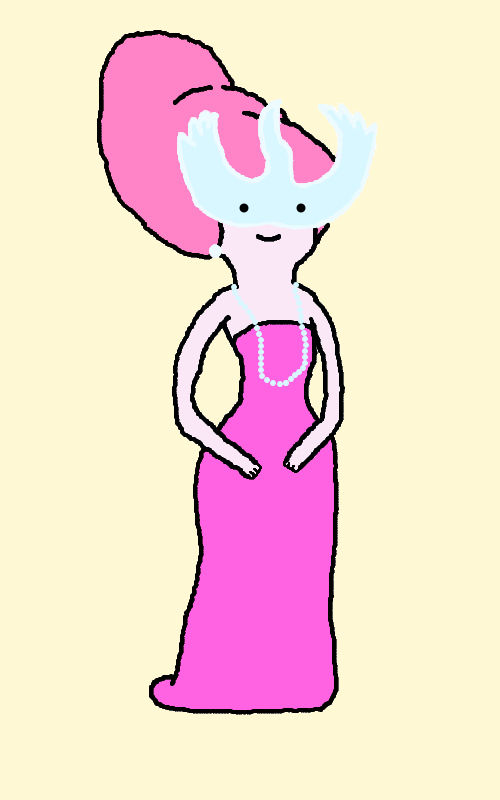 Princess Bubblegum in dress with mask by Audinaa on DeviantArt