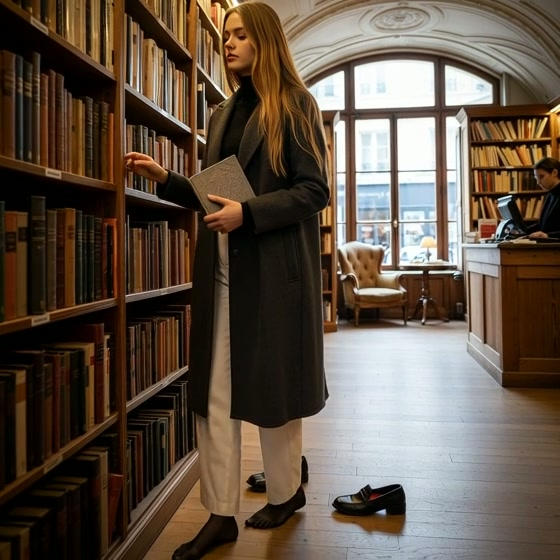 Manon in the library by spreadKimness on DeviantArt