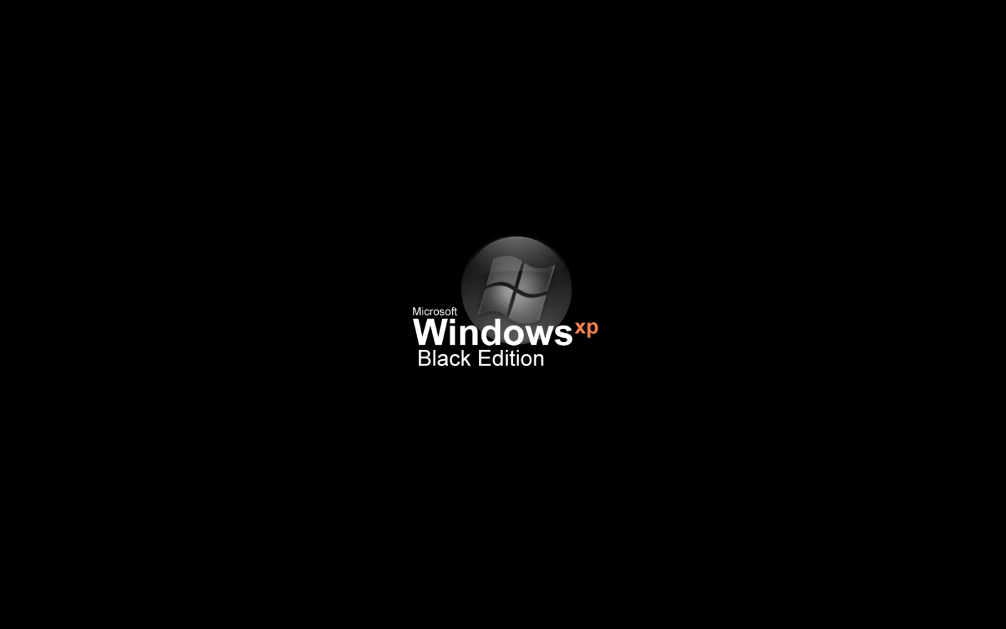 XP Black Screensaver