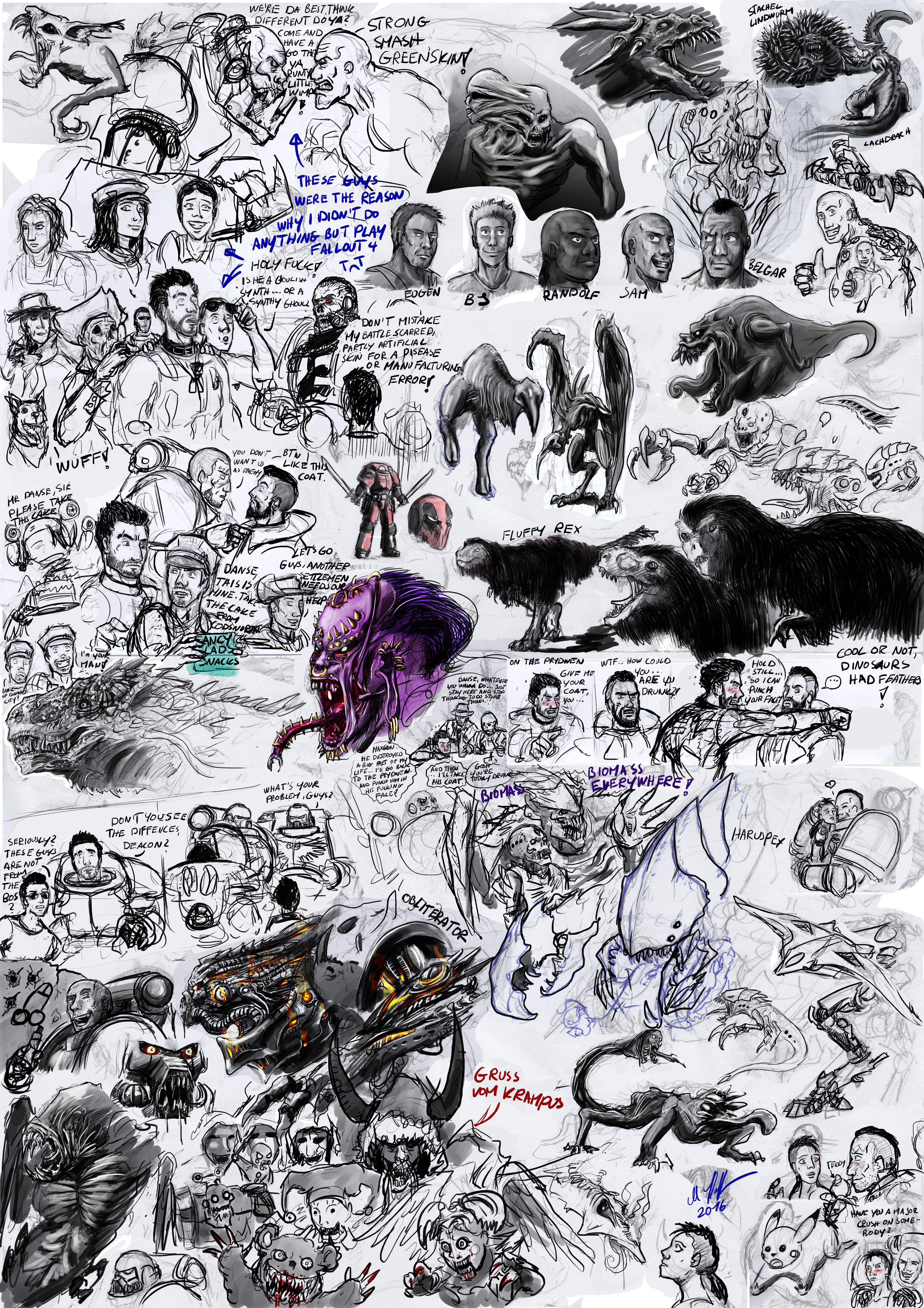 Sketchdump Overload 2016 Jan