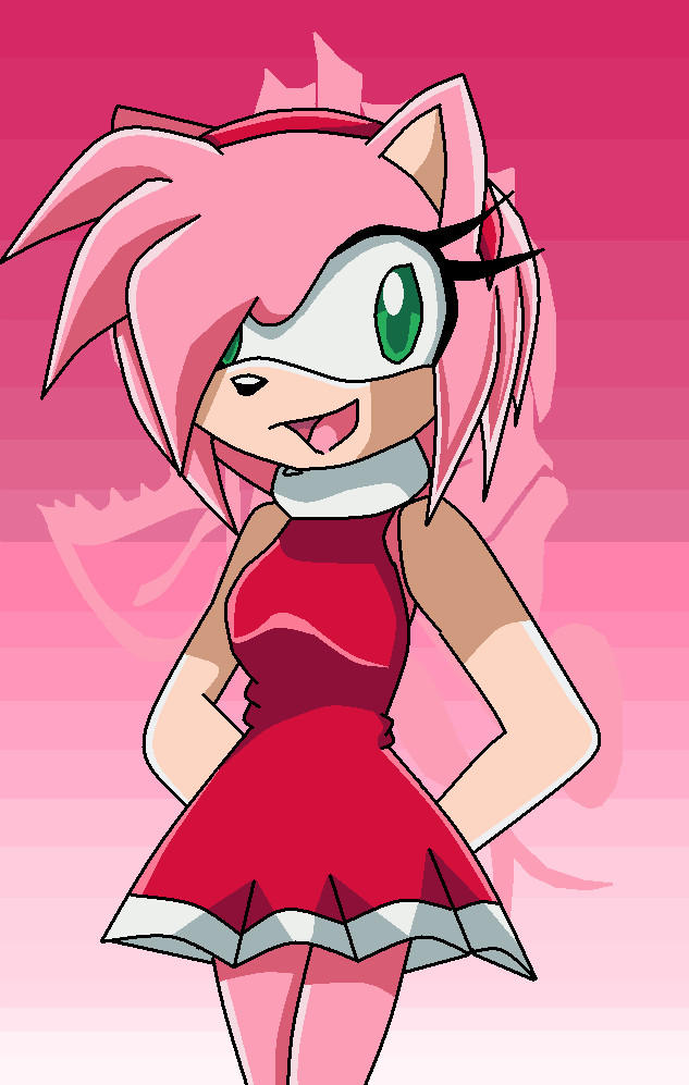 Amy Rose the hedgehog by mimizazule06 on DeviantArt