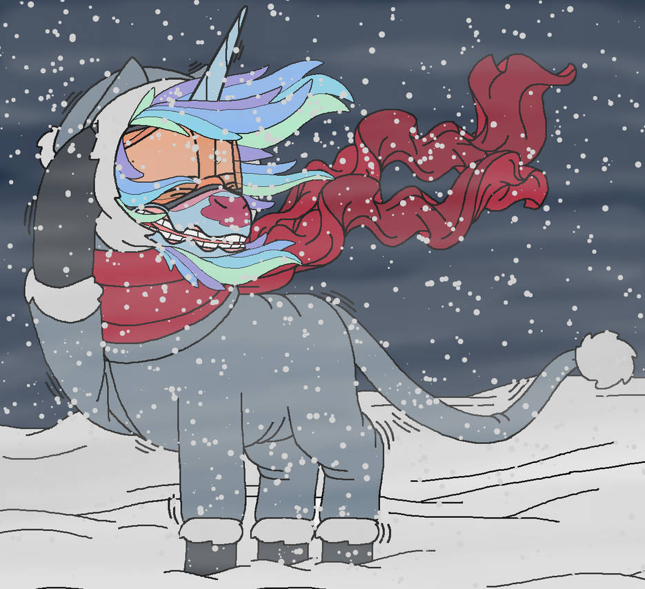 Stuck in the Snow by rosefang16 on DeviantArt