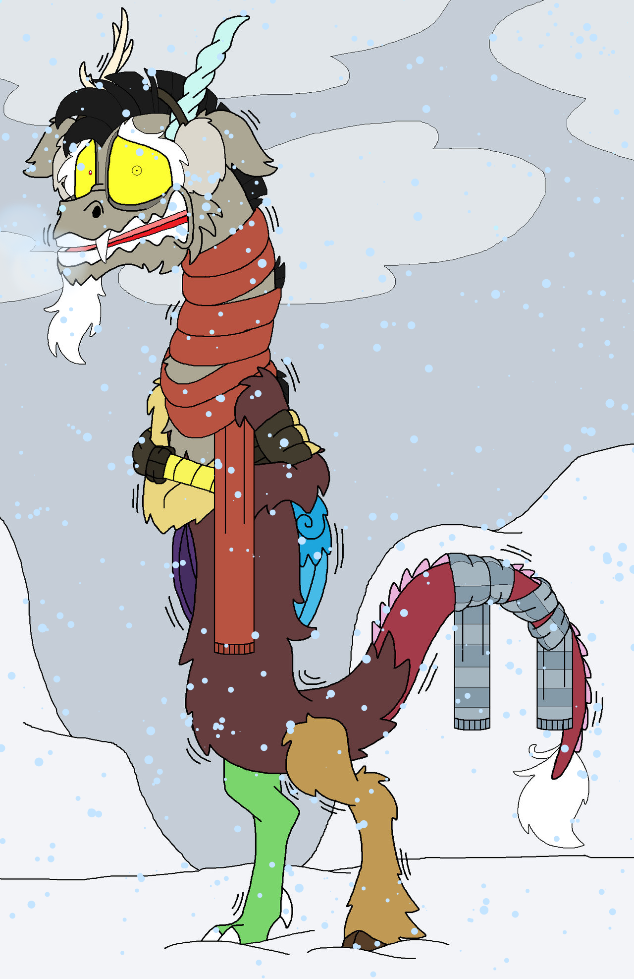 Discord's First Winter - Update by rosefang16 on DeviantArt
