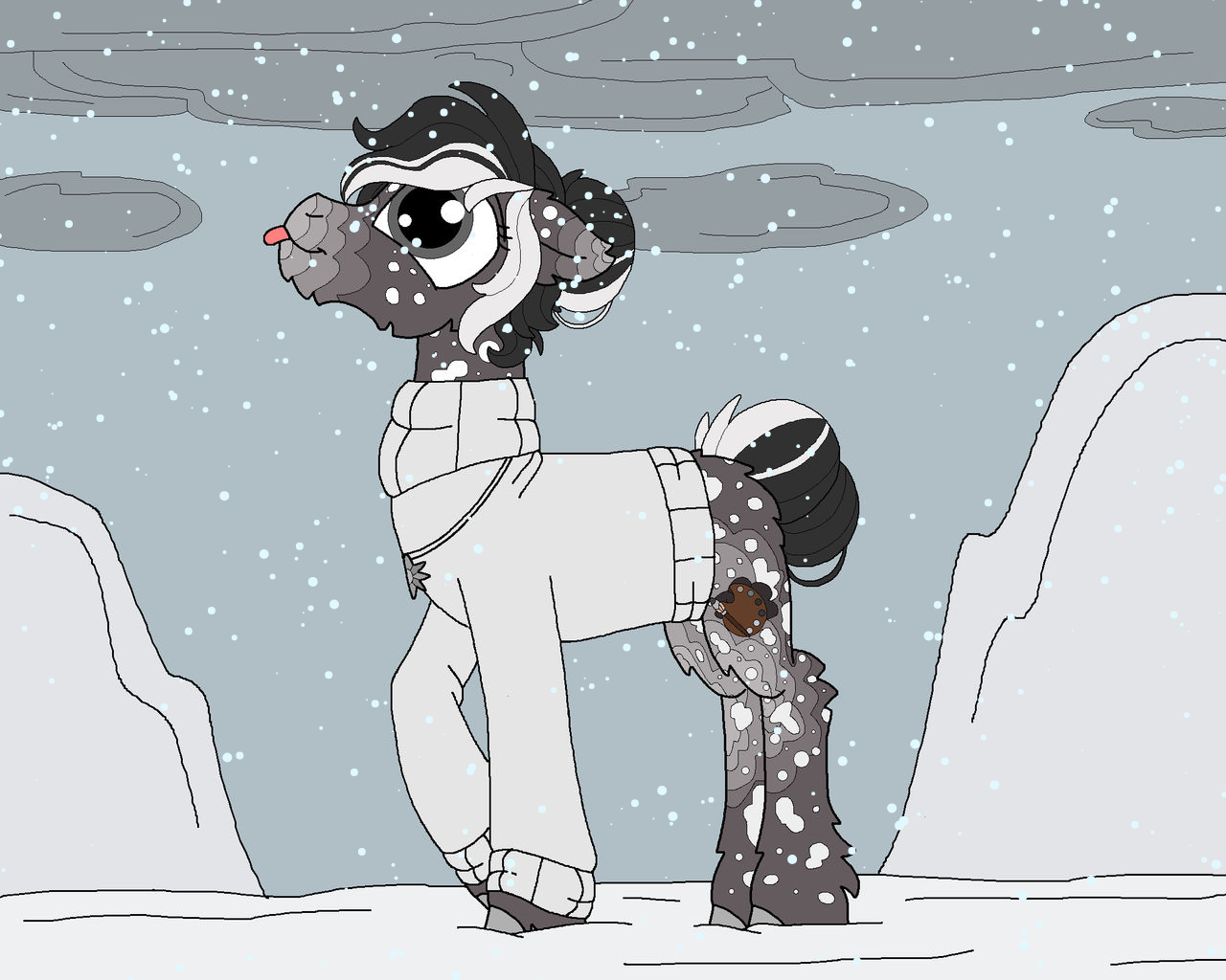 Catching Snowflakes - Contest Entry by rosefang16 on DeviantArt