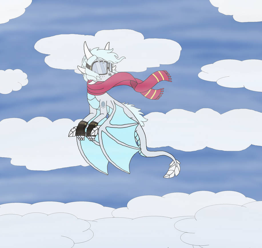 Soaring Above the Clouds by rosefang16 on DeviantArt