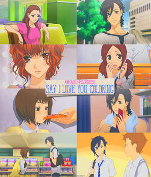 Psd Coloring . 006 - Say I Love You