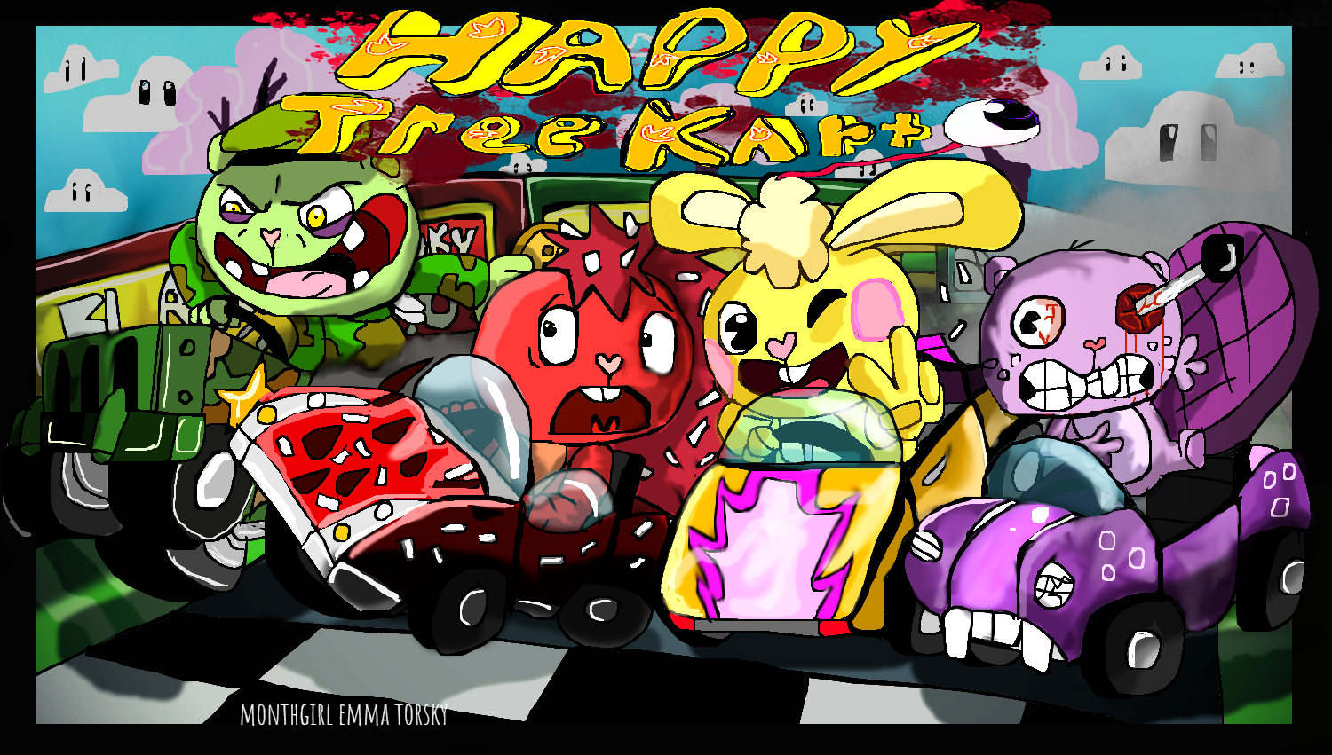 happy tree kart by monthgirl on DeviantArt
