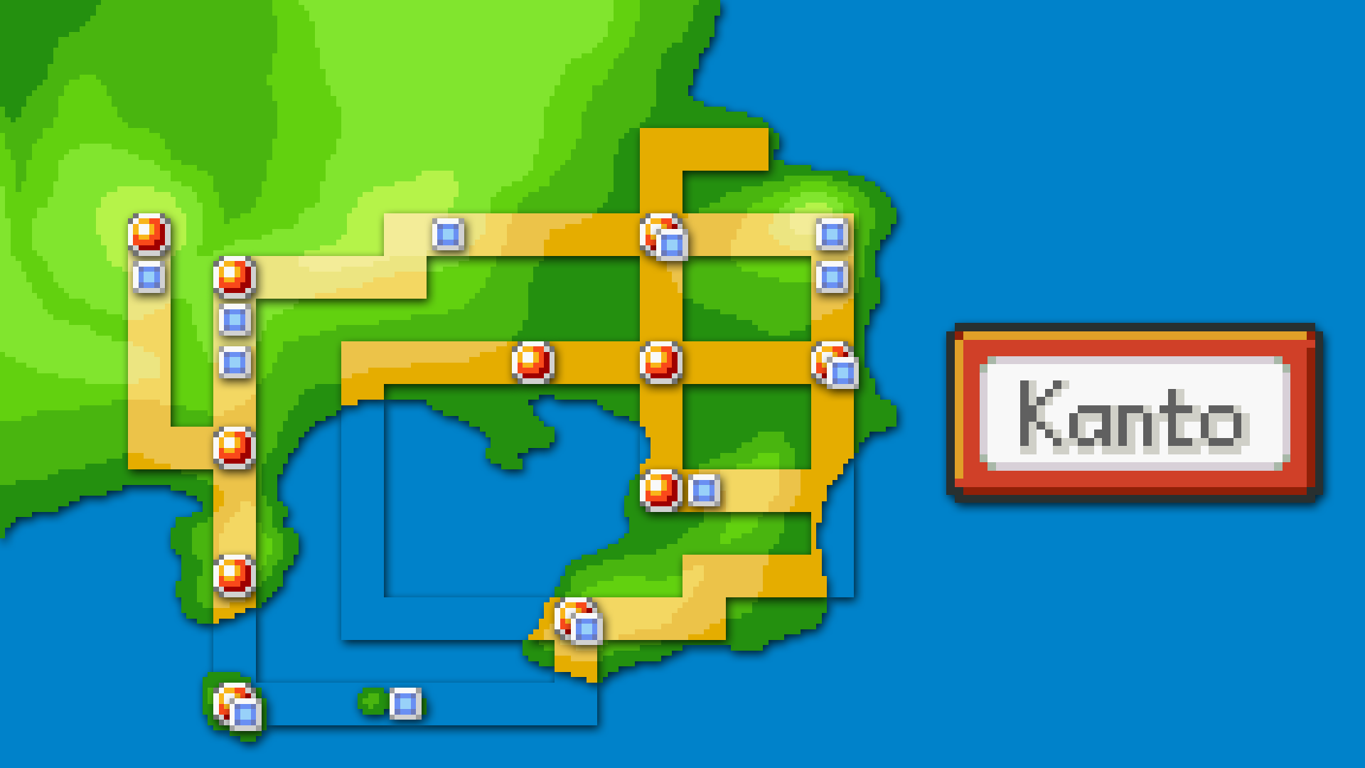 Kanto Map HD