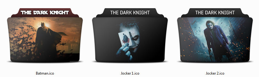 The Dark Knight folder icons 256x256 by Morshedy07 on DeviantArt
