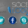 Social Logos PSD