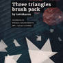three triangles brush set