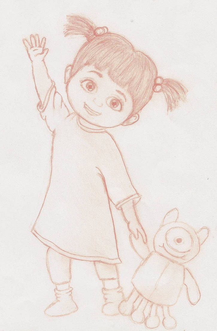 Boo Sketch (Monsters Inc.) by MissPurplePanda on DeviantArt