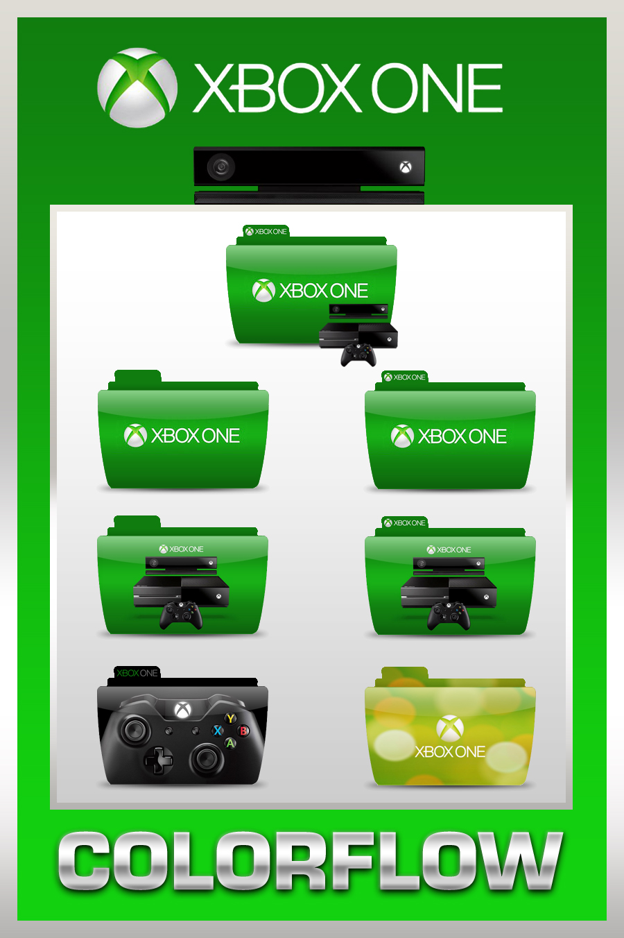 Colorflow XBOX ONE Folders by TMacAG on DeviantArt