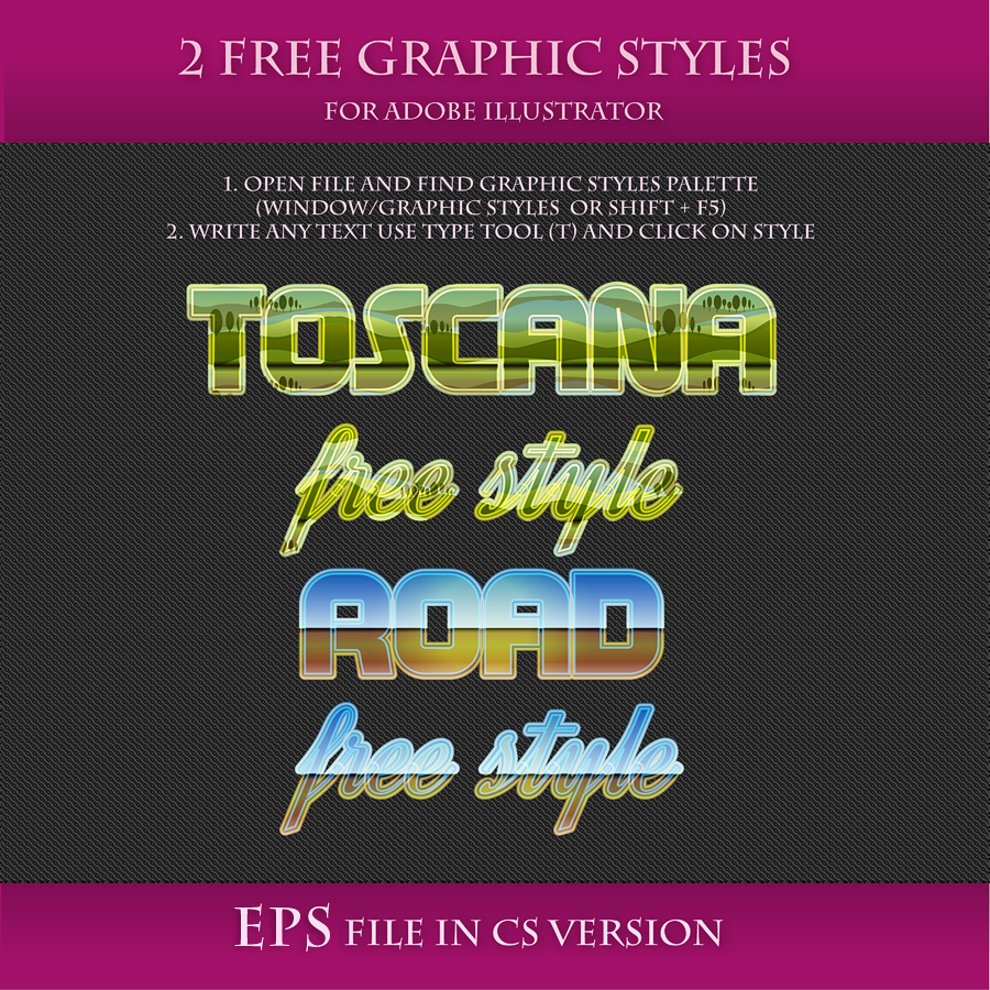 FREE Landscape Styles for Adobe Illustrator #2