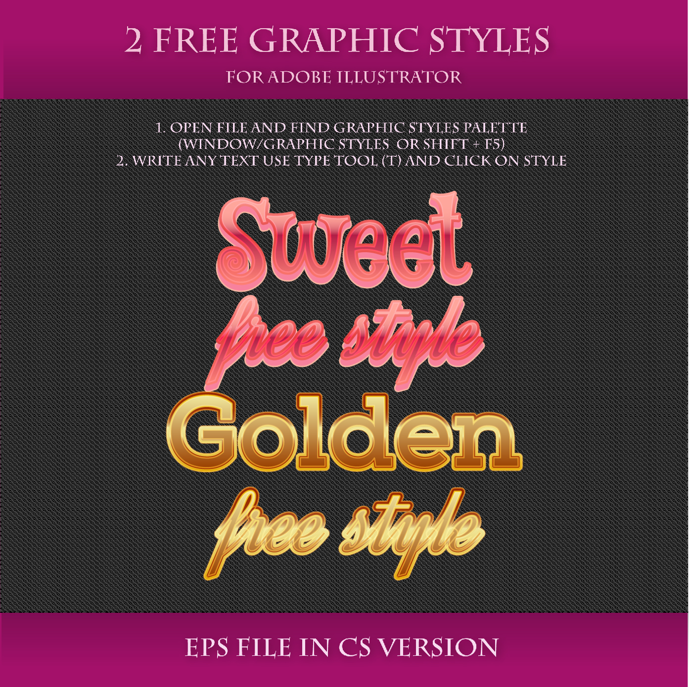 graphic styles for illustrator free download