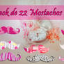 Pack 22 Mostachos PNG's