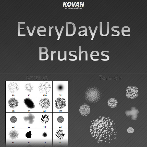 every-day-use Brushes by theKovah on DeviantArt