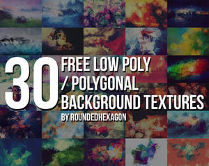 30 Free Polygonal Low Poly Background Textures