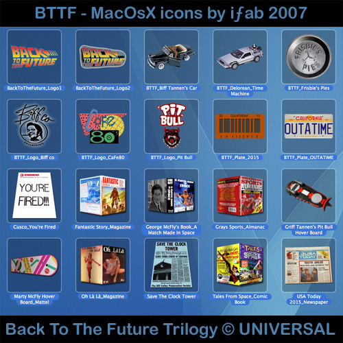 Back To The Future - Icons