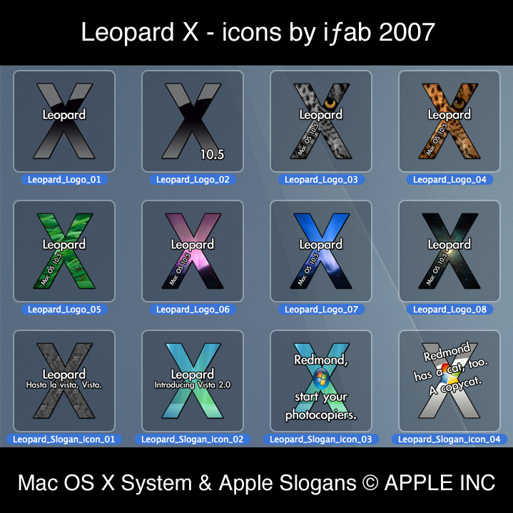 Leopard X - Icons